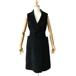 Women's long wool and cashmere cardigan